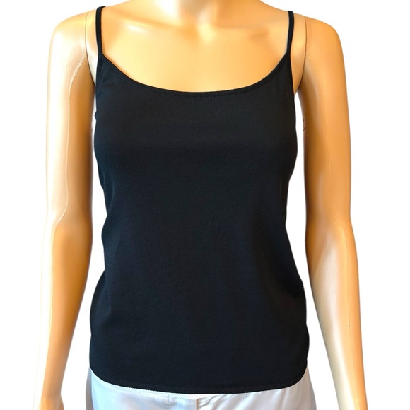 She’s So Italian Black Knit Tank Top Medium - Picture 1 of 4